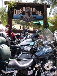 sportster cams, First stop besides gas for the peanut tank is the Deer Lodge in Ojai to meet even more harley riders from the SoCalHarley Yahoo group