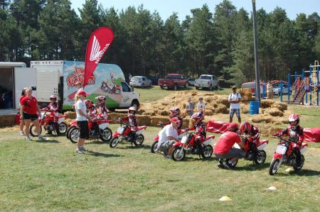 motorcycle beginner year 2 up close with canadian superbike racing, Honda Canada is making a concerted effort to attract young riders In addition to the CBR250R series for teens Honda brought its Junior Red Riders program to CTMP offering off road riding lessons for kids ages 6 12
