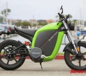 2010 brammo enertia review motorcycle com, Freshly designed and ready to take on the world The Brammo Enertia may be the most thoroughly developed electric streetbike yet
