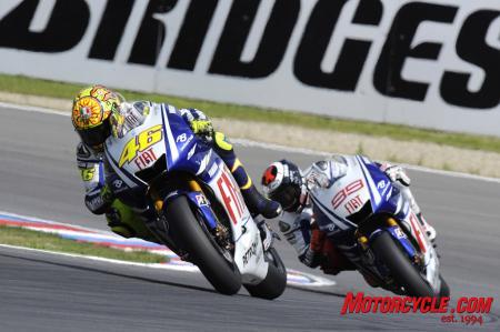 motogp 2009 brno results, Rossi seems to have gotten into Lorenzo s head