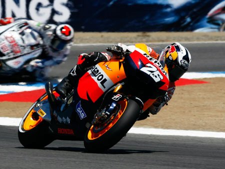 2011 motogp laguna seca preview, Dani Pedrosa was victorious at Laguna Seca in 2009 but crashed out while leading in 2010