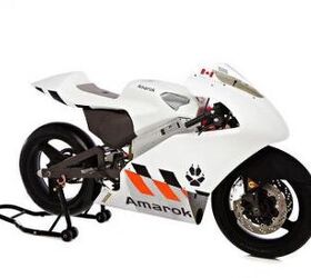 canada s first electric superbike amarok racing p1 motorcycle com, The P1 is Gen 1 Although it s modeled on a 250 GP bike it s being billed as a superbike due to its high power to weight ratio Its 75 plus hp is a conservative estimate