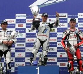featured motorcycle brands, Paola Cazzola topped the podium at the Vallelunga round of Italy s R6 Metzler Cup
