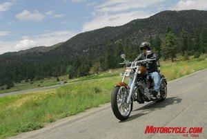 2009 big bear choppers dealer summit motorcycle com, The Devil s Advocate 2Up in action