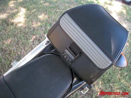 2009 yamaha wr250x project bike, Storage is always an issue on a motorcycle but this Yamaha accessory tail bag adds real convenience