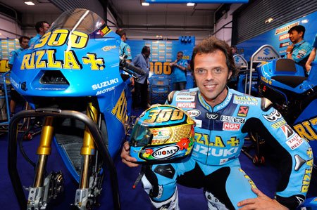 featured motorcycle brands, Loris Capirossi competed in his 300th GP race in April at the Losail Circuit in Qatar