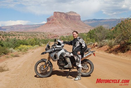2009 bmw f800gs review first ride motorcycle com, I m happy as a dusty clam riding the new 800GS out here