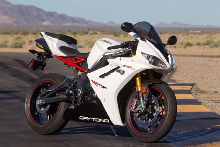 2011 triumph daytona 675r review first ride motorcycle com, The 2011 Triumph Daytona 675R Can Ohlins suspension and Brembo brakes make one of our favorites that much better