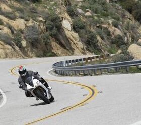 2011 triumph daytona 675r review first ride motorcycle com, The 675R s ergonomic triangle places a lot of pressure on a rider s hands Street riding is preferable if your driveway intersects a road like this where you ll be so entertained you ll forget about sore wrists