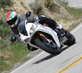 2011 triumph daytona 675r review first ride motorcycle com, If you do decide to take it on the street the 675R will be quick to chew up bends like this