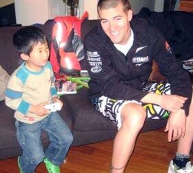 little haga and the ben, Ben Spies has made a new friend in 5 year old Ryota Haga