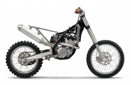 2011 ktm sx model lineup, A stripped down look at the 350SX F Note the linked rear suspension system