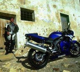 2003 yzf r6 not to be outdone motorcycle com, JohnnyB hard at work in Spain
