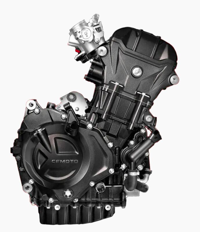 2023 cfmoto 450ss announced for us market, The CFMOTO 450SS engine sports a compact modern design and a claimed 50 hp