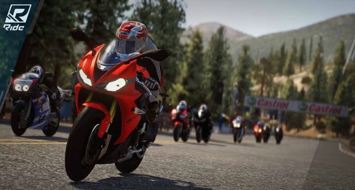 ride video game review, You can race against up to 12 racers online