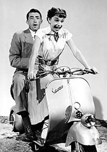 audrey hepburn and the rise of the vespa
