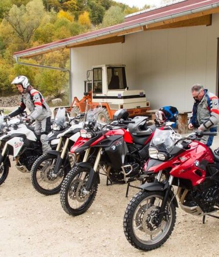 bmw off road training at hechlingen enduro park, After a brief classroom session we moved outside to our mounts consisting of mostly F800GSs with a couple R1200GSs thrown in the mix