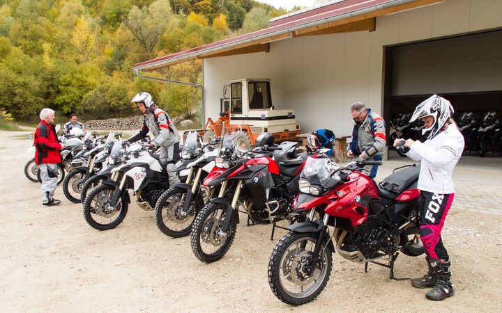 bmw off road training at hechlingen enduro park, After a brief classroom session we moved outside to our mounts consisting of mostly F800GSs with a couple R1200GSs thrown in the mix