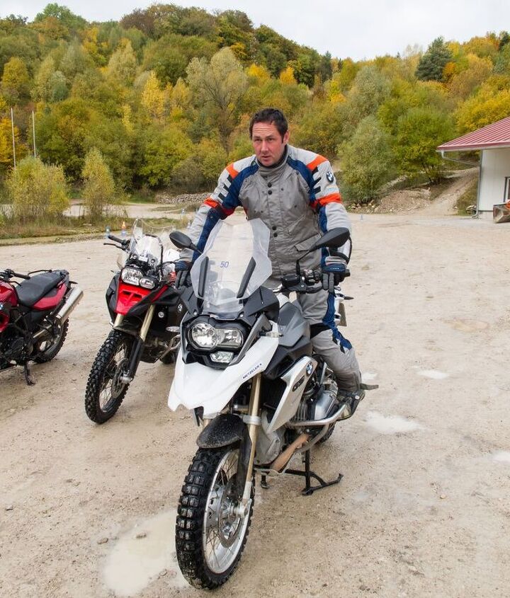 bmw off road training at hechlingen enduro park, Our instructor begins with the basics like the proper stance on the pegs