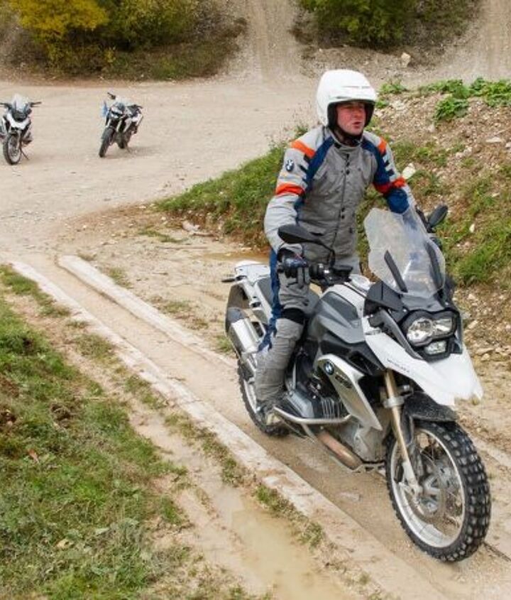 bmw off road training at hechlingen enduro park, One of the challenges our instructor provided us was riding between two parallel boards