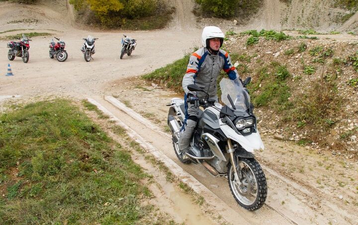 bmw off road training at hechlingen enduro park, One of the challenges our instructor provided us was riding between two parallel boards