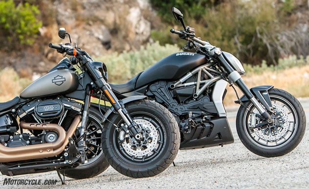 Bruiser Cruisers: Ducati XDiavel Vs. Harley-Davidson Fat Bob 114