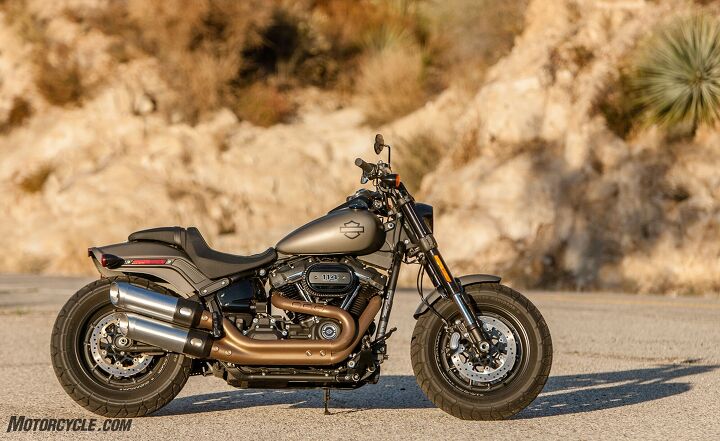 bruiser cruisers ducati xdiavel vs harley davidson fat bob 114, Even at a standstill the Fat Bob looks ready to rumble and it does finishing much closer to the XDiavel on the scorecard than we initially expected