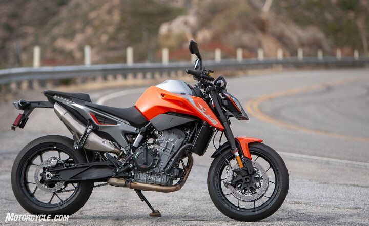 a disruption in the force ktm 790 duke vs triumph street triple r, I see your Street Triple R and I raise you this KTM