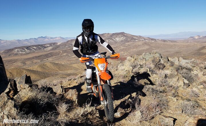 ryan and brent s excellent dual sport adventure, The KTM uses Brembo calipers versus the Honda s Nissin Brent found them both to be on par with one another though I preferred the modulation and feel of the Brembo front brake on the 500 EXC F