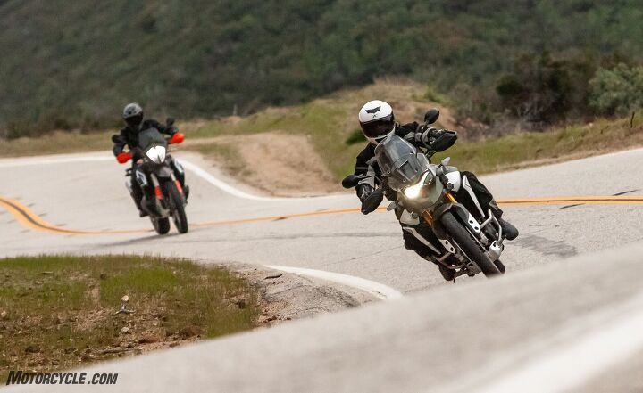the middleweight adventure triad, The Tiger is also heaps of fun through canyon roads