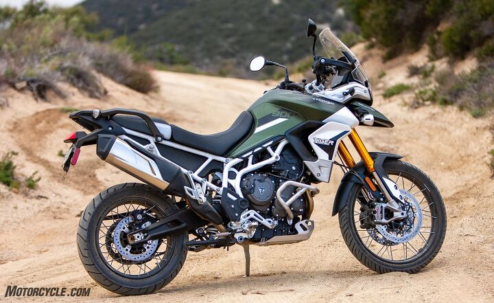 the middleweight adventure triad, The Triumph Tiger 900 Rally Pro is loaded with features that make it one of if not the best all around options on the market