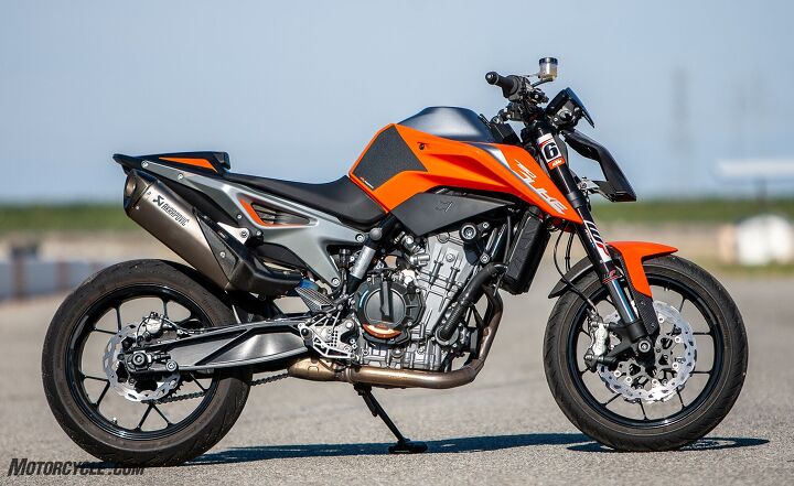track showdown 2019 ktm 790 duke r vs 2020 ktm 890 duke r, Being number two isn t all bad when you consider the company