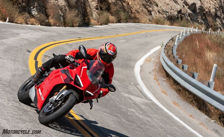 comparing each end of the sportbike price spectrum ducati panigale v4r and suzuki, Not the V4R s happy place