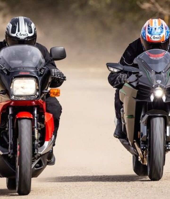 BLOWHARDS! 1984 Kawasaki GPz750 Turbo Vs. 2020 Kawasaki H2 Carbon Vs. Ken Vreeke and JB