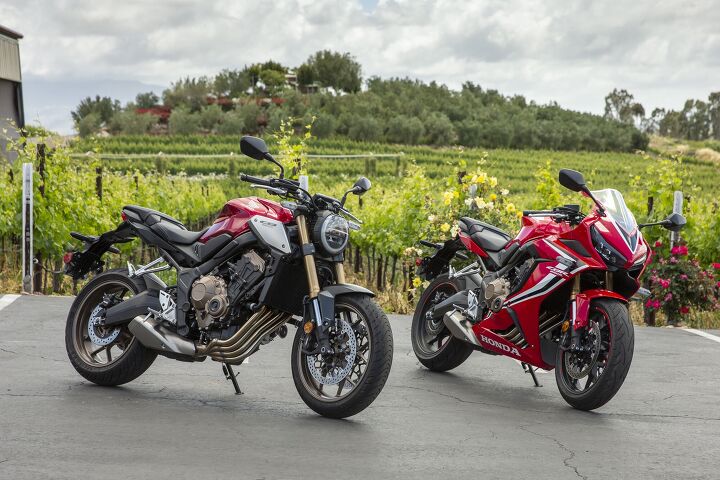 2019 honda cb650r review first ride motorcycle com, The 2019 CB650R and CBR650R have both increased in price by 650 compared to the outgoing 2018 models