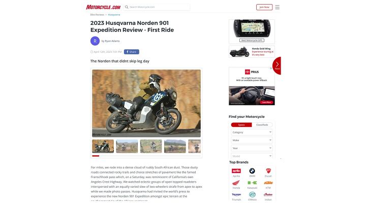 Motorcycle.com Has A New Look!