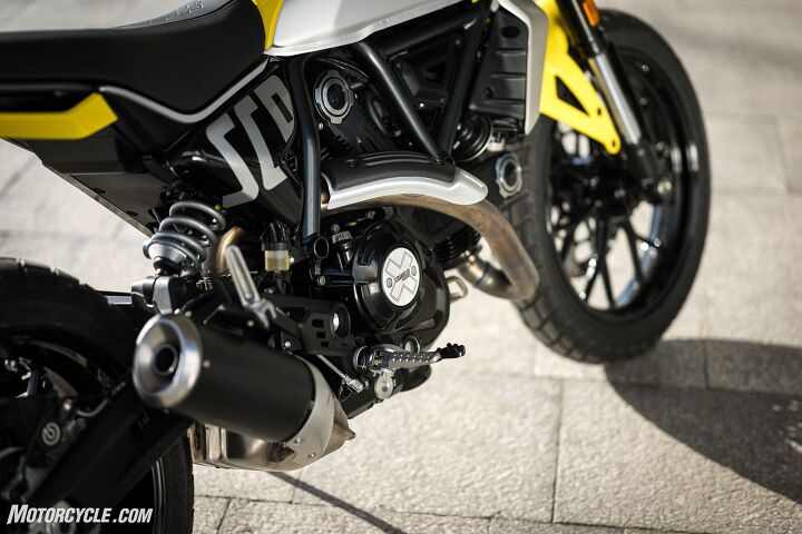 2023 ducati scrambler icon review first ride, The engine has received some new covers and clutch components but otherwise remains unchanged for 2023
