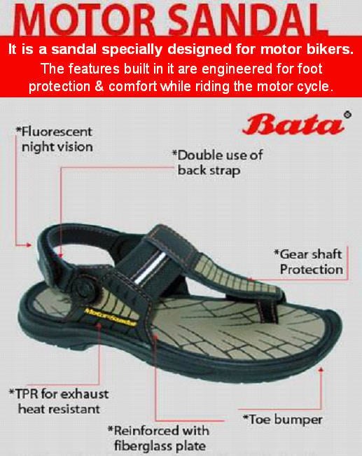 sandals made specifically for bikers
