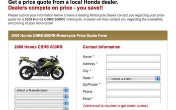 Easy Free Motorcycle Price Quote Directly From Dealers