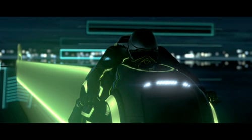 official tron 2 tron legacy trailer released light cycles are bad ass