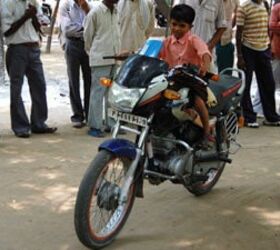 Three-Year-Old Motorcycle Prodigy?