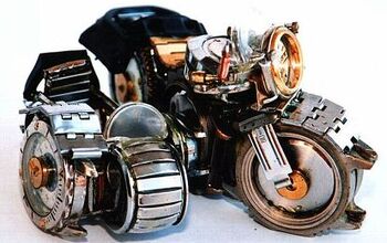 Sculpted Motorcycles Out of Watch Parts