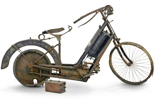 example of first production motorcycle up for auction