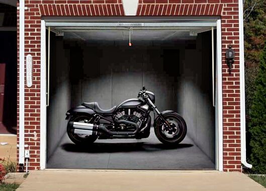 style your garage with a harley