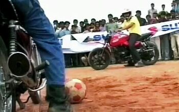 Playing Soccer on Motorcycles [video]