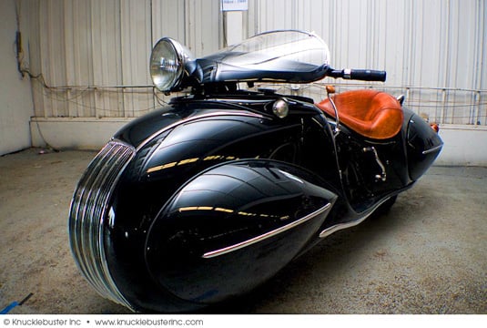 custom art deco era henderson motorcycle
