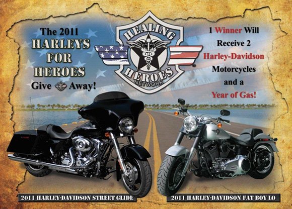 help a veteran and you could win two motorcycles