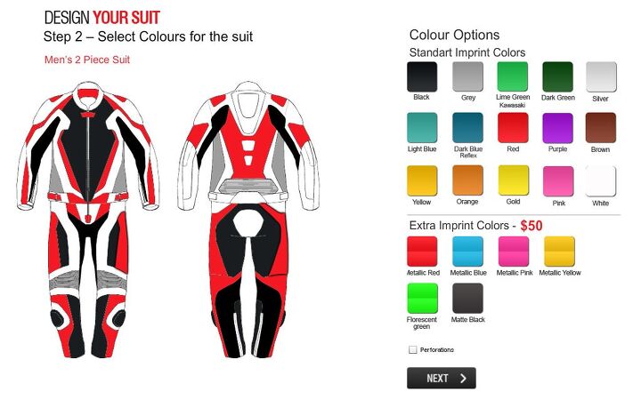 custom design your leathers online