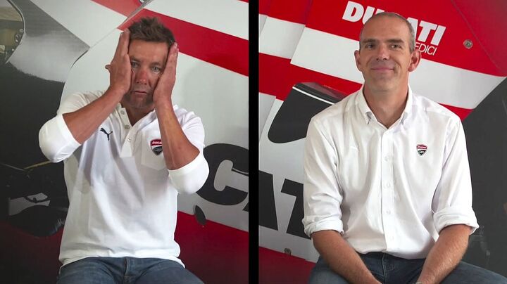 troy bayliss and ernesto marinelli on the ducati 1199 panigale video