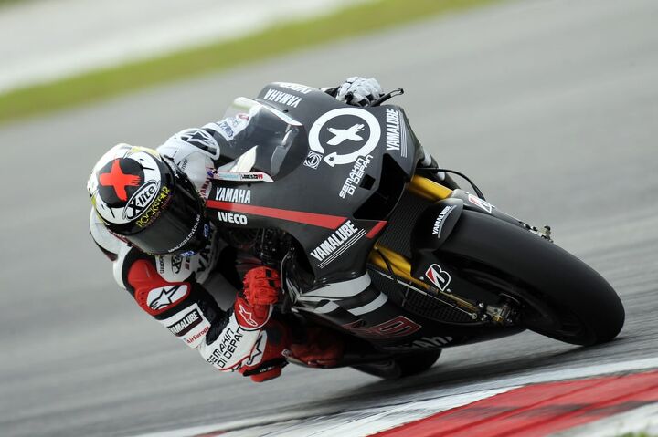 spies second at sepang test day two lorenzo third